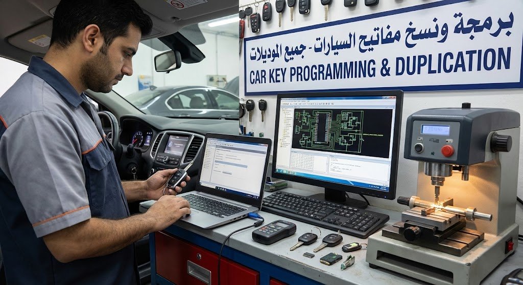 برمجة ونسخ مفاتيح السيارات بالكويت